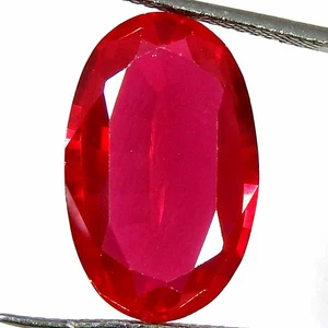 9.90CtsNatural 17x10x4 Imitation Ruby Oval Cut Cabochon Loose Gemstones - Picture 1 of 3
