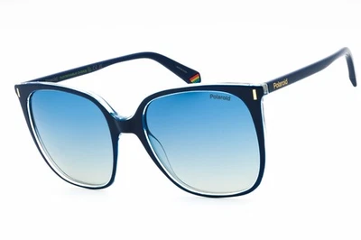 POLAROID CORE PLD6218S-PJP-56 太阳镜 尺寸 56 毫米 140 毫米 19 毫米 蓝色 女式 全新 — 第 1/4 张图片