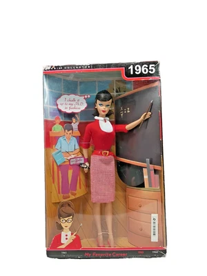 Barbie maestra Mattel 1965 2009 repro mi carrera favorita coleccionista en caja original Foto 1 de 4