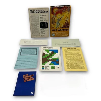 STARQUEST Star Warrior by EPYX Automated Simulations for TRS-80 Apple NO GAME - Image 1 of 4