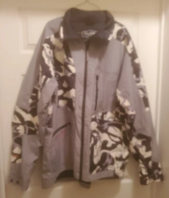 Pure Polaris Octane Snowmobile Jacket Grey Camo Size Large - Image 1 of 4