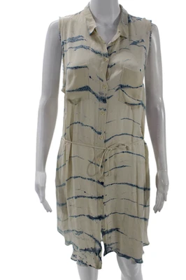 Женский комбинезон Raquel Allegra бежевый шелковый с воротником без рукавов до середины икры размер 3 - Изображение 1 из 4