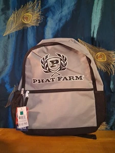 Phat Farm Grey Kids Backpack New With Tags - Picture 1 of 5