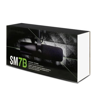 Shure SM7B Cardioid Dynamic Vocal Broadcast Microphone Sealed in box Black - Image 1 of 4