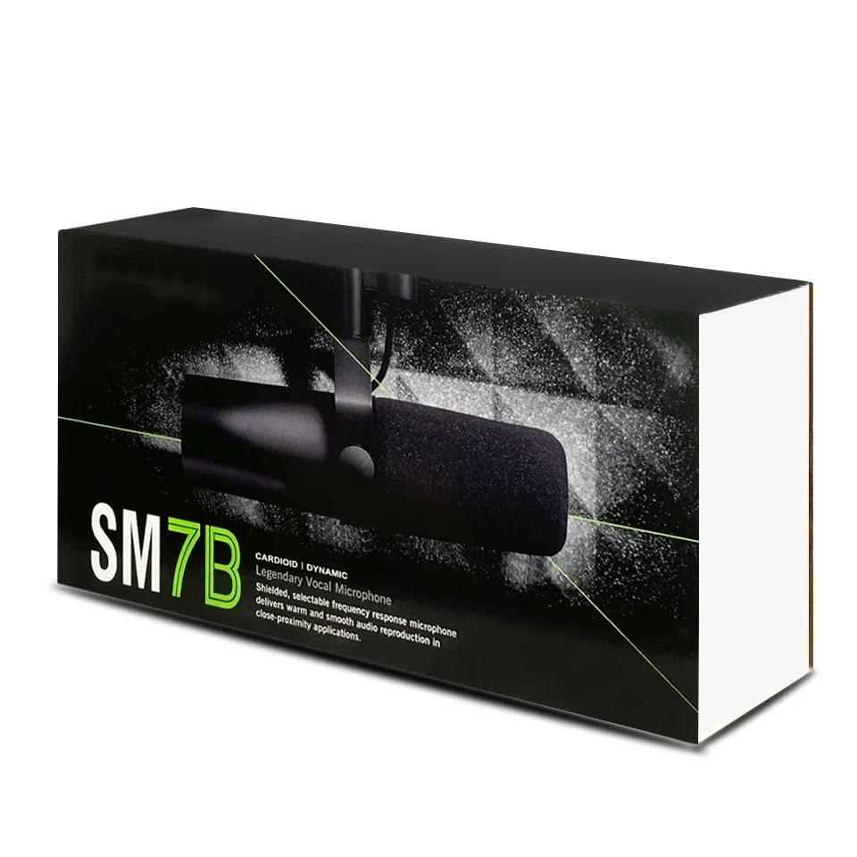 BRANDED Shure SM7B Cardioid Dynamic Vocal Broadcast Mikrofon Versiegelt in Box Schwarz
