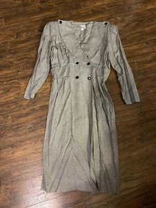 Sindicato de Trabajadores Vintage Años 80 REO Originales Para Mujer Talla 14 Blanco y Negro - Imagen 1 de 8