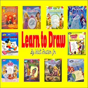 *NEW* Learn to Draw Books by Walt Foster Jr., You Pick, Buy 2+=Discount, 9.01-10 - Picture 1 of 54