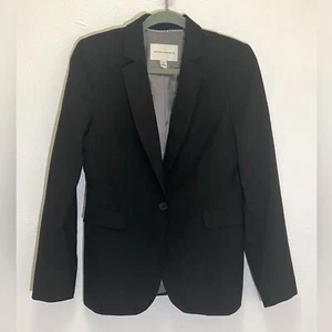 Banana Republic - dehnbarer Wollblazer mit einem Knopf schwarz - Größe 8 - Bild 1 von 9