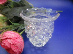 CROWN CRYSTAL DEPRESSION GLASS SERIES 70 BUD VASE OF BULB BOWL - Picture 1 of 8
