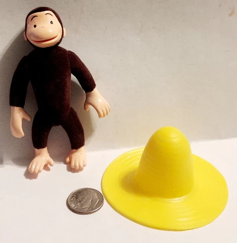 Vintage 1998 Curious George 3.5" Action Figure Cover