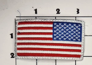 USA Flagge Aufnäher 3" bestickt REVERSE USA Bügelbild rot weiß blau - Bild 1 von 1