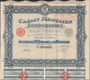 Action: Crédit Mobilier INDOCHINOIS (INDOCHINE) (Q) - Imagen 1 de 1