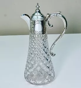 Fabelhafte große Sterlingsilber montierte Claret Kanne. Charles S Green & Co Ltd 1973 - Bild 1 von 24