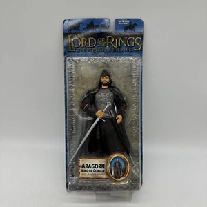 TOY BIZ 2003 LOTR RETURN OF THE KING ARAGON CARDED FIGURE NEVER OPENED - Picture 1 of 8