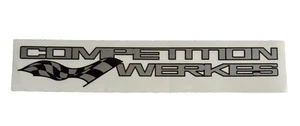 mOTORCYCLE CAR TRAILER COMPETITION WERKES NOS RETRO VINTAGE STICKER neocurio - Picture 1 of 7