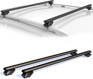53'' Roof Rack Cross Bars Adjustable Aluminum Cargo Bars Fits Most Existing Rais - Picture 1 of 7