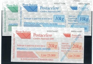 P3036 - ITALIA REPUBBLICA , POSTA CELERE 1A/3A NUOVI PERFETTI - Picture 1 of 1