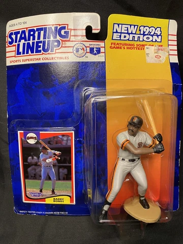 Vintage 1994 Barry Bonds San Francisco Giants Starting Lineup Baseball Figure Cover