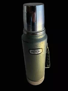 Stanley Aladdin grüne Vakuumflasche Thermoskanne A-944CH 1 Quart Made in USA Vintage - Bild 1 von 10