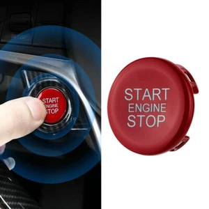 Red Engine Start Stop Switch Button Trim For Alfa Romeo Giulia Stelvio 2017-2022 - Bild 1 von 8
