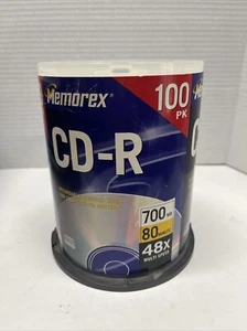 Memorex CD-R 700 MB 80 minutos 48x caja abierta multivelocidad 65 piezas - Imagen 1 de 3