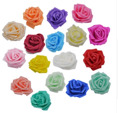 Beautif 7-8CM Artificial PE Espuma Rosas Flores Cabezas Hágalo Usted Mismo Hogar Boda Decoración  Foto 1 de 4