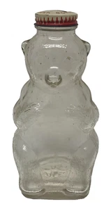 Vintage 1950er 7" Snow Crest Getränke Bär Münze Bank Flasche Salem Massachusetts - Bild 1 von 9