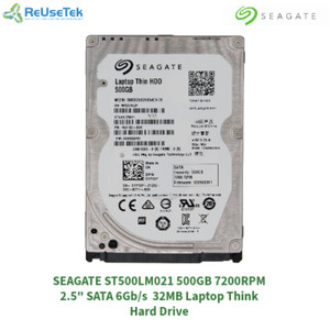 SEAGATE ST500LM021 500GB 7200RPM  2.5" SATA 6Gb/s  32MB Laptop Thin Hard Drive