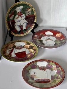 Set of 4 Chef Dessert Salad Plates 8-3/4” in Excellent Used Condition. Nice! - Picture 1 of 2
