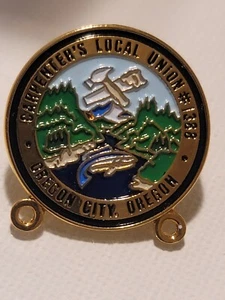 Carpenters Union Pin/Pendant local 1388 Oregon City, Oregon NWT MINT env23 - Picture 1 of 3