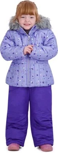 Rothschild Girls' Ski Jacket Snowbib Snowsuit 2T 3T 4T 4 5/6 6X 7/8 10/12 14 16 - Picture 1 of 5