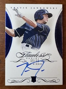 2016 Travis Jankowski Flawless Rookie Auto 15/15 - Picture 1 of 2