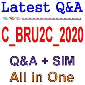 Matériel de meilleures pratiques d'examen pour C_BRU2C_2020 examen Q & A - Photo 1/1