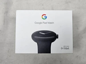 Google Pixel Watch 41mm Matte Black Stainless Steel Case w/Obsidian Band GQF4C - Zdjęcie 1 z 5