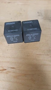 LOTOF 2 GM Omron 5 Pins Relay 21997406 OEM 7406 - Picture 1 of 2