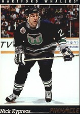 1993-94 Pinnacle Whalers Hockey Card #83 Nick Kypreos