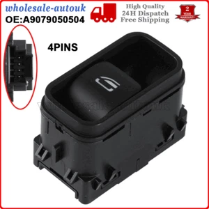Window Switch Front Passenger Side for Mercedes-Benz Sprinter 2.7 A9079050504 - Picture 1 of 9