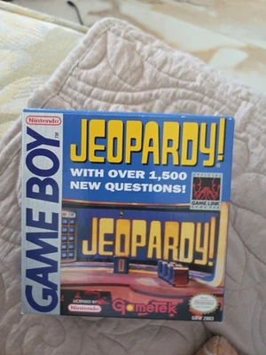 Jeopardy! (Nintendo Game Boy Jeopardy) Complete In Box CIB 1990 - Image 1 of 4