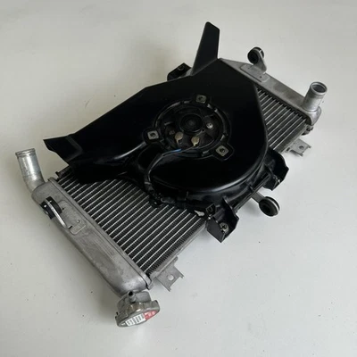 Kawasaki Ninja 400 EX400 2021 Radiator & cooling fan pressure tested 390610751 - Image 1 of 4