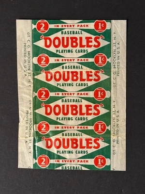 Envoltura de béisbol 1951 Topps espalda roja - EX Foto 1 de 2