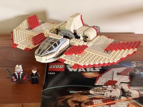 LEGO Star Wars T-6 Jedi Shuttle 98% Complete with Instructions, Shaak Ti Minifig