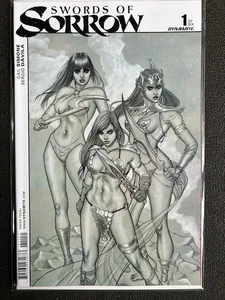 Swords of Sorrow #1  1:5 Jenny Frison Sketch Variant Cover O Dynamite  2015 NM - Picture 1 of 15