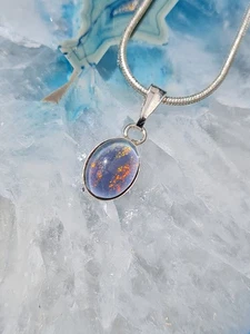 Geschenkset: Opaltripletten Anhänger plus Silberkette (H74) - Bild 1 von 7