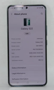 Samsung Galaxy S22 128 GB Verde SM-S901U Verizon Desbloqueado *USADO/LIMPIADO* - Imagen 1 de 5