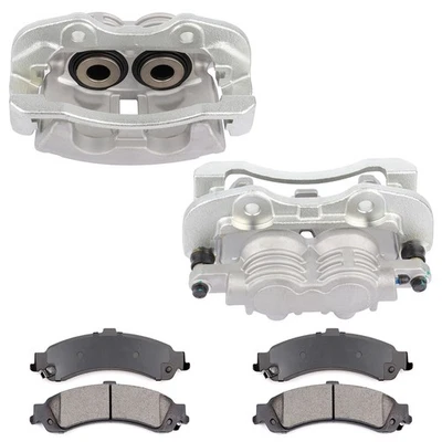 For Chevrolet Avalanche Silverado 1500 HD Rear Brake Calipers And Ceramic Pads - Image 1 of 4