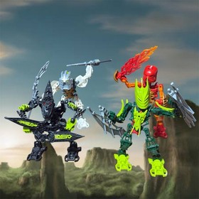 Lego Bionicle Stars Lot of 4 7116 7117 7135 7136 Complete No Manual/Box