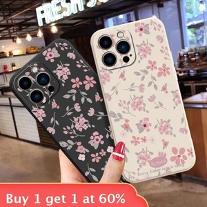 For iPhone 17 Air 17 Pro Max 16 15 14 13 12 11 XR 8 Phone Cover Artistic Floral - Picture 1 of 7