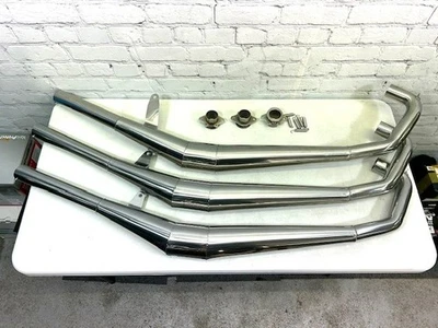 Suzuki GT 750 3 in 3 Scarico Scarico Higg-Speed NUOVO NEW - Immagine 1 di 4