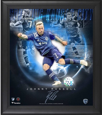 Johnny Russell Sporting Kansas City Framed 15 Cover