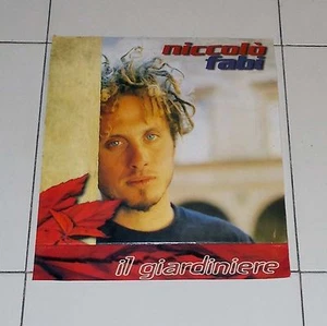 Manifesto Promo NICCOLO' FABI Il giardiniere POSTER Affiche advertising cd - Picture 1 of 1